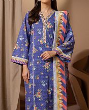 Zellbury Blueberry Lawn Suit- Pakistani Designer Lawn Suits
