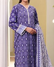 Zellbury Purple Haze Slub Lawn Suit- Pakistani Designer Lawn Suits