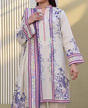 Zellbury Off White Lawn Suit- Pakistani Lawn Dress