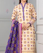 Zellbury Ivory Lawn Suit- Pakistani Lawn Dress