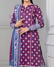 Zellbury Dark Raspberry Lawn Suit- Pakistani Lawn Dress