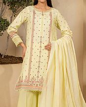 Zellbury Cream Lawn Suit- Pakistani Lawn Dress
