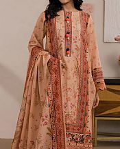 Zellbury Peach Lawn Suit- Pakistani Lawn Dress
