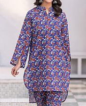 Zellbury Blueberry Khaddar Suit (2 pcs)- Pakistani Winter Dress