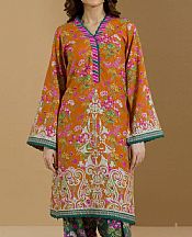 Zellbury Rust Linen Suit (2 pcs)- Pakistani Winter Dress