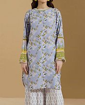 Zellbury Cloudy Blue Linen Suit (2 pcs)- Pakistani Winter Clothing