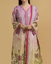Zellbury Lilac/Ivory Lawn Suit (2 pcs)- Pakistani Designer Lawn Suits