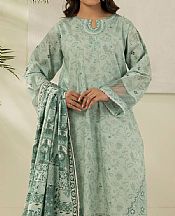 Zellbury Summer Green Lawn Suit (2 pcs)- Pakistani Lawn Dress