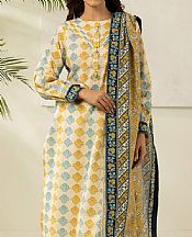 Zellbury Off White Lawn Suit (2 pcs)- Pakistani Lawn Dress