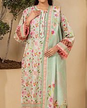 Zellbury Mint Green Lawn Suit (2 pcs)- Pakistani Lawn Dress