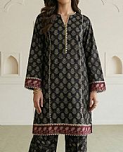 Zellbury Black Lawn Suit (2 pcs)- Pakistani Lawn Dress