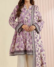 Zellbury Lilac Lawn Suit (2 pcs)- Pakistani Designer Lawn Suits
