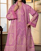 Zellbury Mauve Lawn Suit- Pakistani Designer Lawn Suits