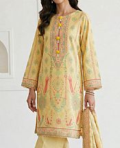 Zellbury Cream Lawn Suit- Pakistani Designer Lawn Suits