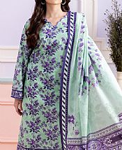 Zellbury Mint Green/Purple Lawn Suit- Pakistani Lawn Dress