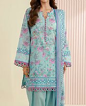 Zellbury Light Blue Lawn Suit- Pakistani Designer Lawn Suits