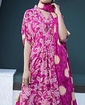 Zellbury Raspberry Khaddar Suit- Pakistani Winter Clothing