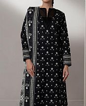 Zellbury Black Lawn Suit (2 pcs)- Pakistani Designer Lawn Suits