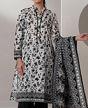 Zellbury Black/Light Grey Lawn Suit (2 pcs)- Pakistani Lawn Dress