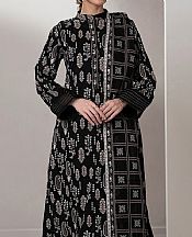 Zellbury Black Lawn Suit (2 pcs)- Pakistani Lawn Dress