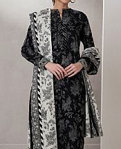 Zellbury Black Lawn Suit (2 pcs)- Pakistani Designer Lawn Suits