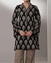 Zellbury Black/Beige Lawn Suit (2 pcs)- Pakistani Lawn Dress