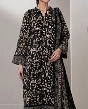 Zellbury Black Lawn Suit (2 pcs)- Pakistani Designer Lawn Suits