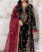 Zellbury Black Velvet Suit- Pakistani Winter Clothing