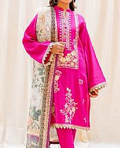 Zellbury Hot Pink Jacquard Suit (2 Pcs)- Pakistani Winter Clothing