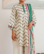 Zellbury Off-white Cambric Suit (2 Pcs)- Pakistani Winter Clothing