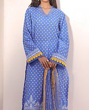 Zellbury Periwinkle Blue Lawn Suit (2 Pcs)- Pakistani Lawn Dress