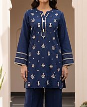 Dark Blue Lawn Suit (2 Pcs)