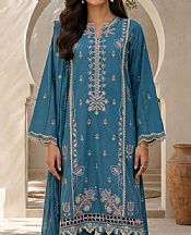 Denim Blue Lawn Suit