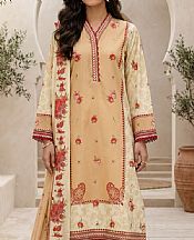 Beige/Ivory Lawn Suit