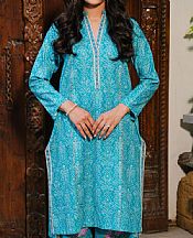 Zellbury Dark Turquoise Khaddar Suit (2 Pcs)- Pakistani Winter Clothing