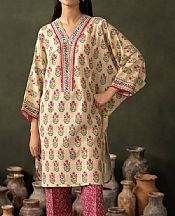 Zellbury Tan Khaddar Suit (2 Pcs)- Pakistani Winter Clothing