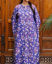 Zellbury Blueberry Khaddar Suit (2 Pcs)- Pakistani Winter Clothing