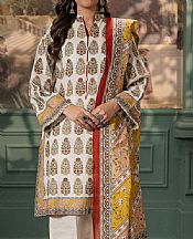 Zellbury Off-white Khaddar Suit (2 Pcs)- Pakistani Winter Clothing