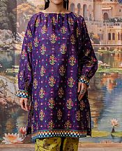 Zellbury Indigo Khaddar Suit (2 Pcs)- Pakistani Winter Dress