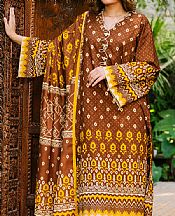 Zellbury Brown Khaddar Suit- Pakistani Winter Clothing