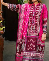 Zellbury Hot Pink Khaddar Suit- Pakistani Winter Dress