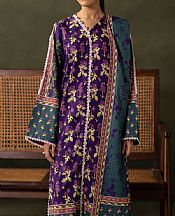 Zellbury Indogo Khaddar Suit- Pakistani Winter Dress