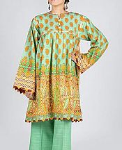 Mint Green Khaddar Kurti- Pakistani Winter Clothing