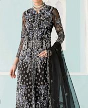 Black Organza Suit- Pakistani Designer Chiffon Suit