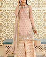 Akbar Aslam Peach/Ivory Net Suit