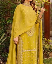 Golden Yellow Cotton Suit- Pakistani Designer Lawn Dress