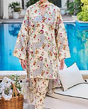 Bareeze Cream Cambric Suit- Pakistani Winter Clothing