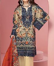Khaadi Brandy Lawn Suit- Pakistani Designer Lawn Suits