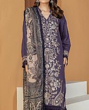 Khaadi Royal Purple Dobby Suit- Pakistani Lawn Dress