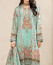 Khaadi Mint Green Lawn Suit- Pakistani Designer Lawn Suits